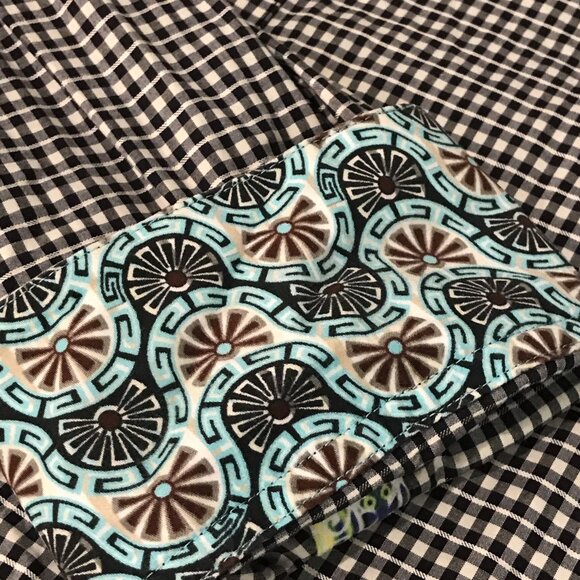 Robert Graham Shirt Mens 3XL Black White Check Classic Long Sleeve Flip Cuff - Picture 7 of 12